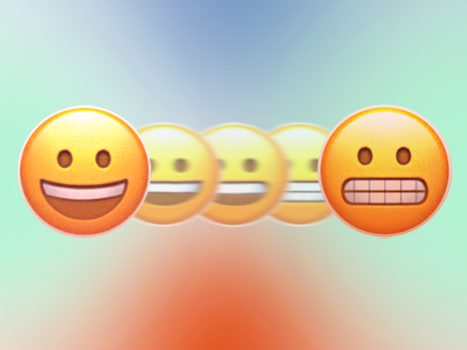 Emoji faces wondering why do I feel anxious for no reason