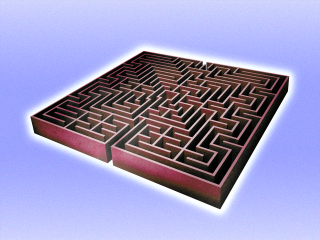 a maze symbolic for being stuck