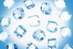 Ice cubes for a cold plunge