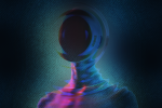 A person without a face symbolizing delusional meaning