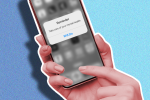 Phone with reminder to do self-care