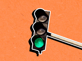 A green light to signify that someone isn't emotionally unavailable