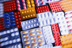 packets of various pills symbolizing mental health medications like MAOI drugs