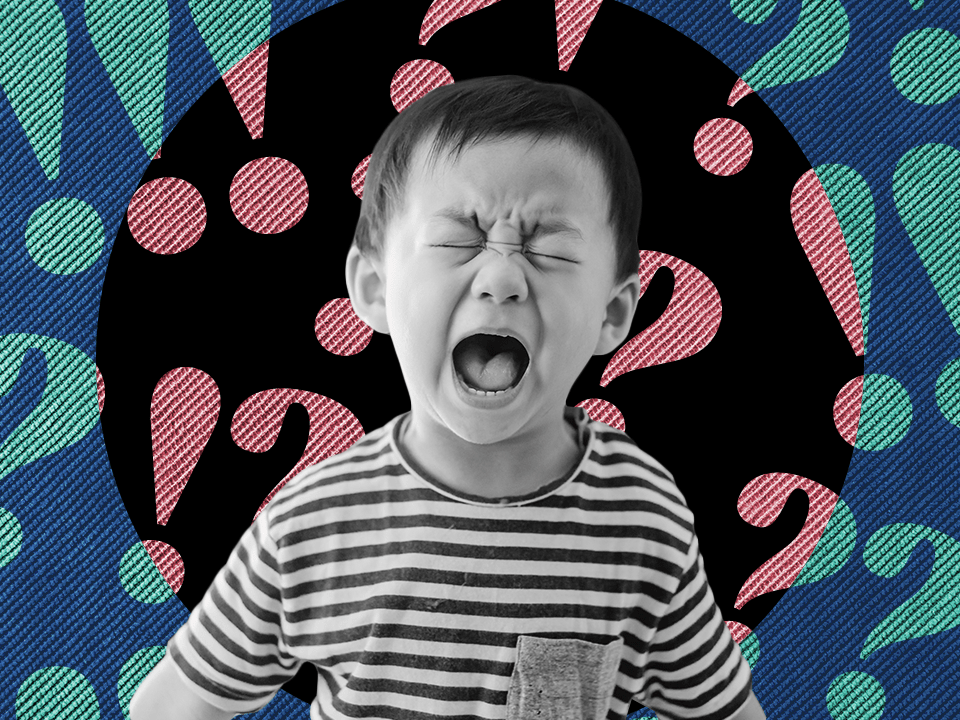 A child having an outburst maybe indicating he has Disruptive Mood Dysregulation Disorder