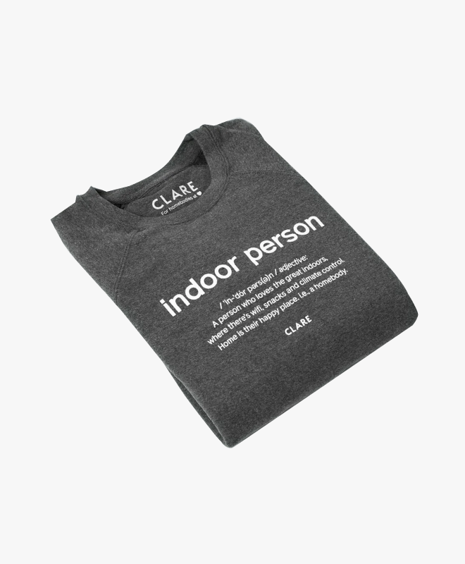 Indoor Person Sweatshirt